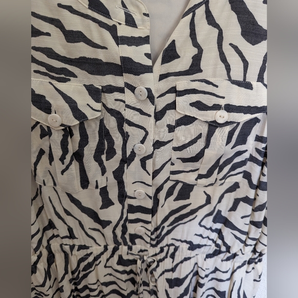 Nine West sleeveless zebra print dress 1X - Picture 6 of 6
